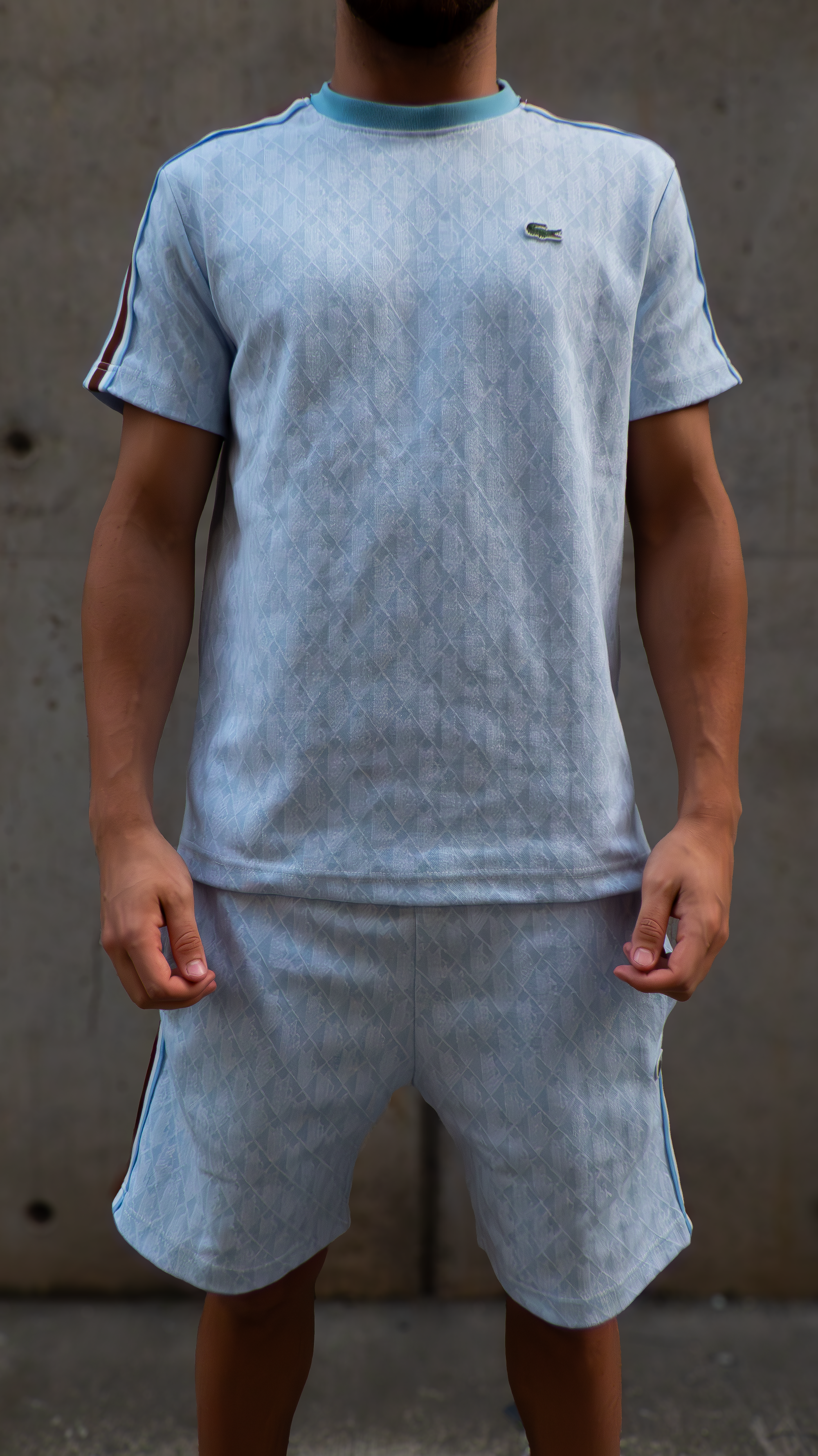 Lacoste Monogram Set - Light Blue