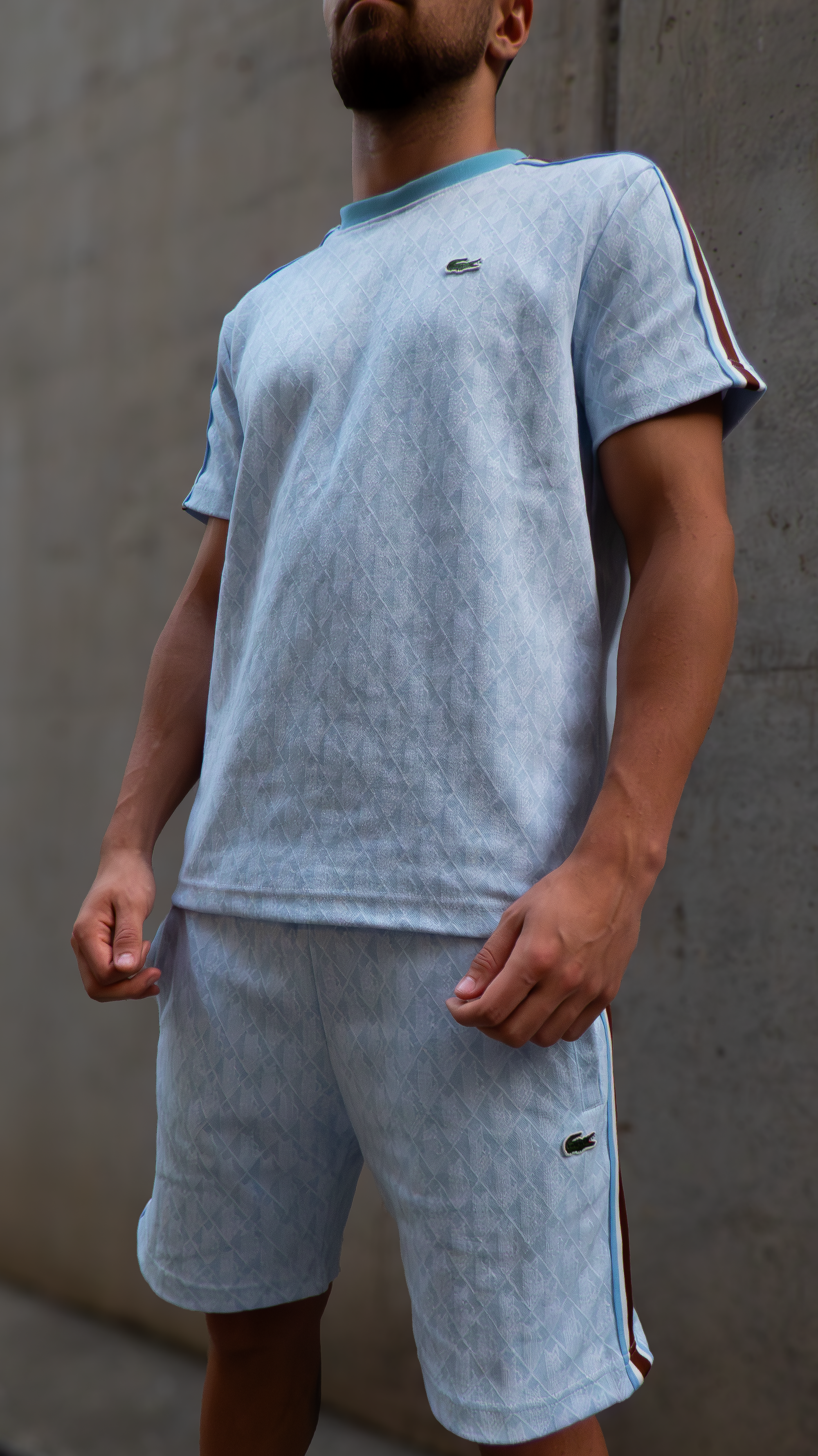 Lacoste Monogram Set - Light Blue