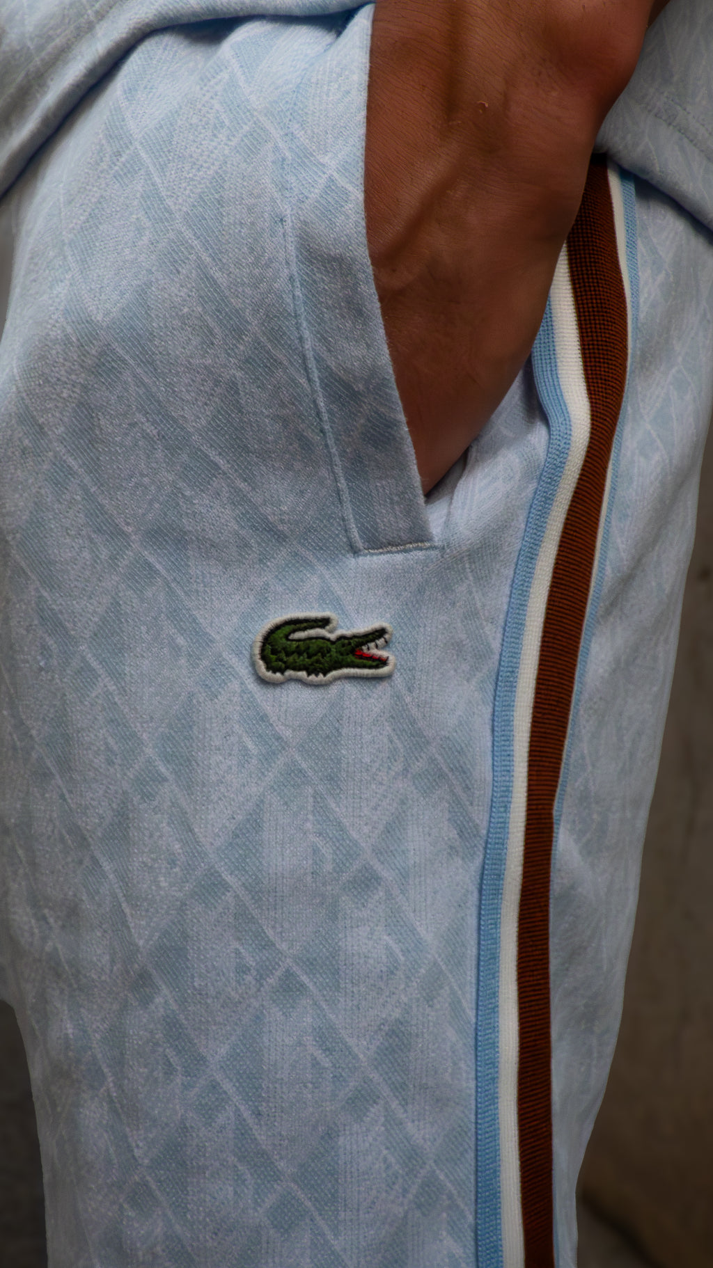 Lacoste Monogram Set - Light Blue